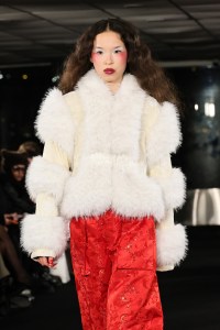 Bright eyeshadow at Kim Shui