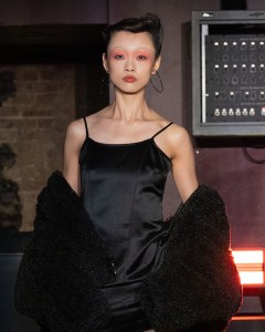 Bright eyeshadow at Private Policy