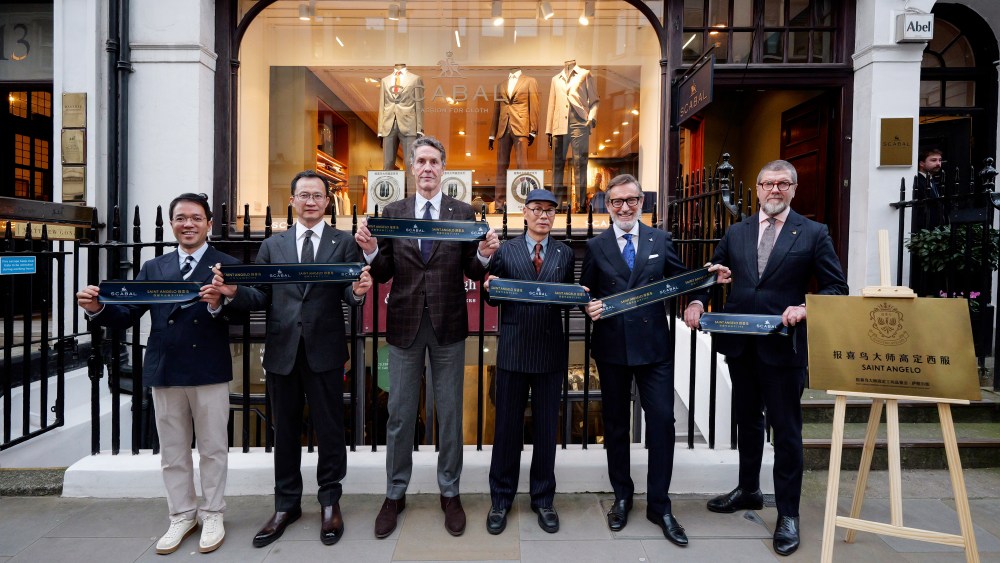 China's Saint Angelo and Scabal unveiled a stragetic partnership