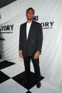 Omari K. Chancellor at FX's "Love Story: John F. Kennedy Jr. & Carolyn Bessette" Red Carpet Premiere held at Carnegie Hall on February 03, 2026 in New York, New York.