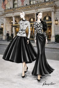 "Our Fall 2026 inspiration draws from the sophistication and allure of New York evenings, informed by the timeless elegance of icons such as Nan Kempner, C.Z. Guest, and Pat Buckley." — Dennis Basso