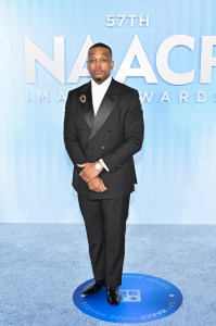 Brian Jordan Jr. at the 57th NAACP Image Awards held at the Pasadena Civic Auditorium on February 28, 2026 in Los Angeles, California.