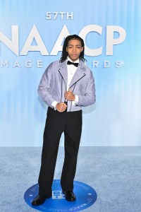 Peyton Jackson at the 57th NAACP Image Awards held at the Pasadena Civic Auditorium on February 28, 2026 in Los Angeles, California.