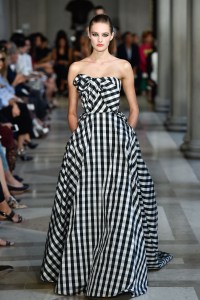 Model on the catwalk (Photo by Giovanni Giannoni/Penske Media via Getty Images)