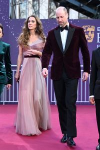 LONDON, ENGLAND - FEBRUARY 22: Catherine, Princess of Wales and Prince William, Prince of Wales attend the 2026 EE BAFTA Film Awards at The Royal Festival Hall on February 22, 2026 in London, England. (Photo by Samir Hussein/WireImage)