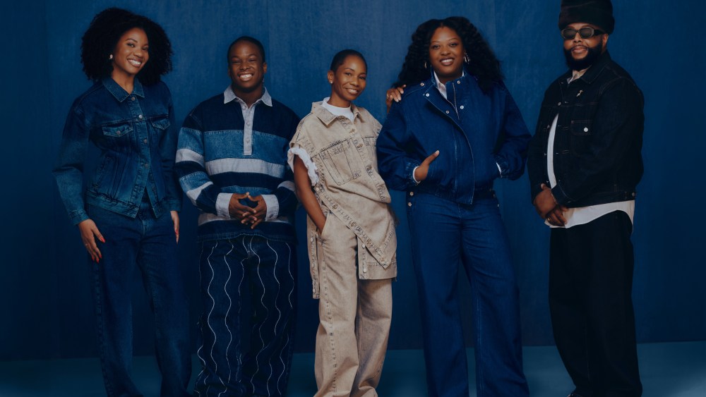 The Gap x Harlem's Fashion Row's designers in their designs for the collection.