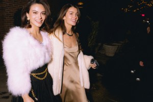 Camila Mendes and Rachel Matthews Get Ready for the "Idiotka" Premiere