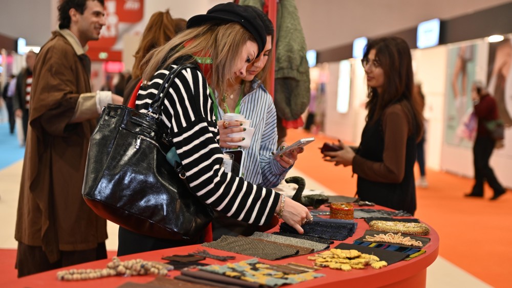 Inside the 9th edition of the IFCO fashion trade show in Istanbul, Turkey.