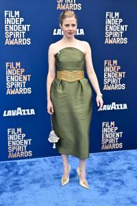 Taylor Dearden at the 2026 Film Independent Spirit Awards held at the Hollywood Palladium on February 15, 2026 in Los Angeles, California.