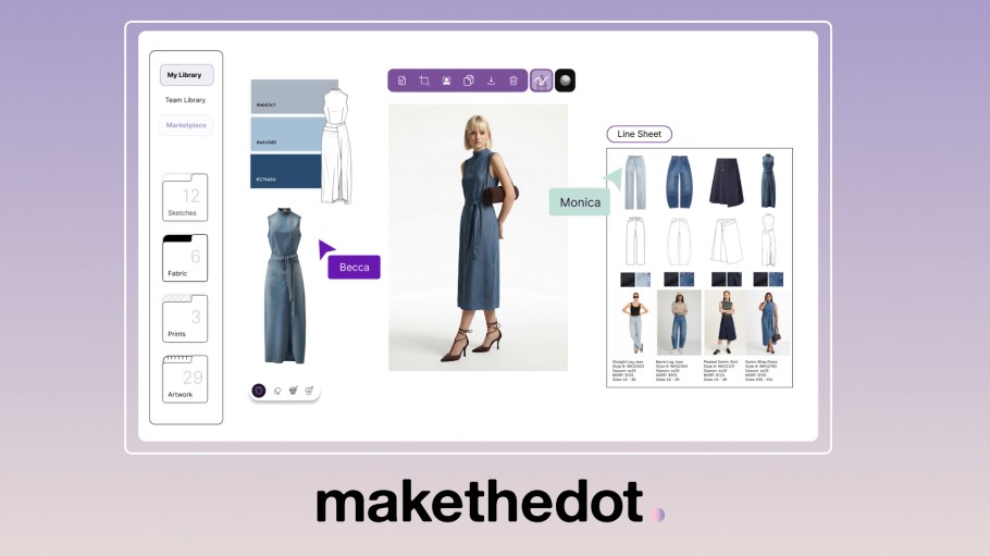 Make the Dot’s collaborative AI design platform streamlines concept development through to design presentation, helping brands reduce samples and accelerate time-to-market.