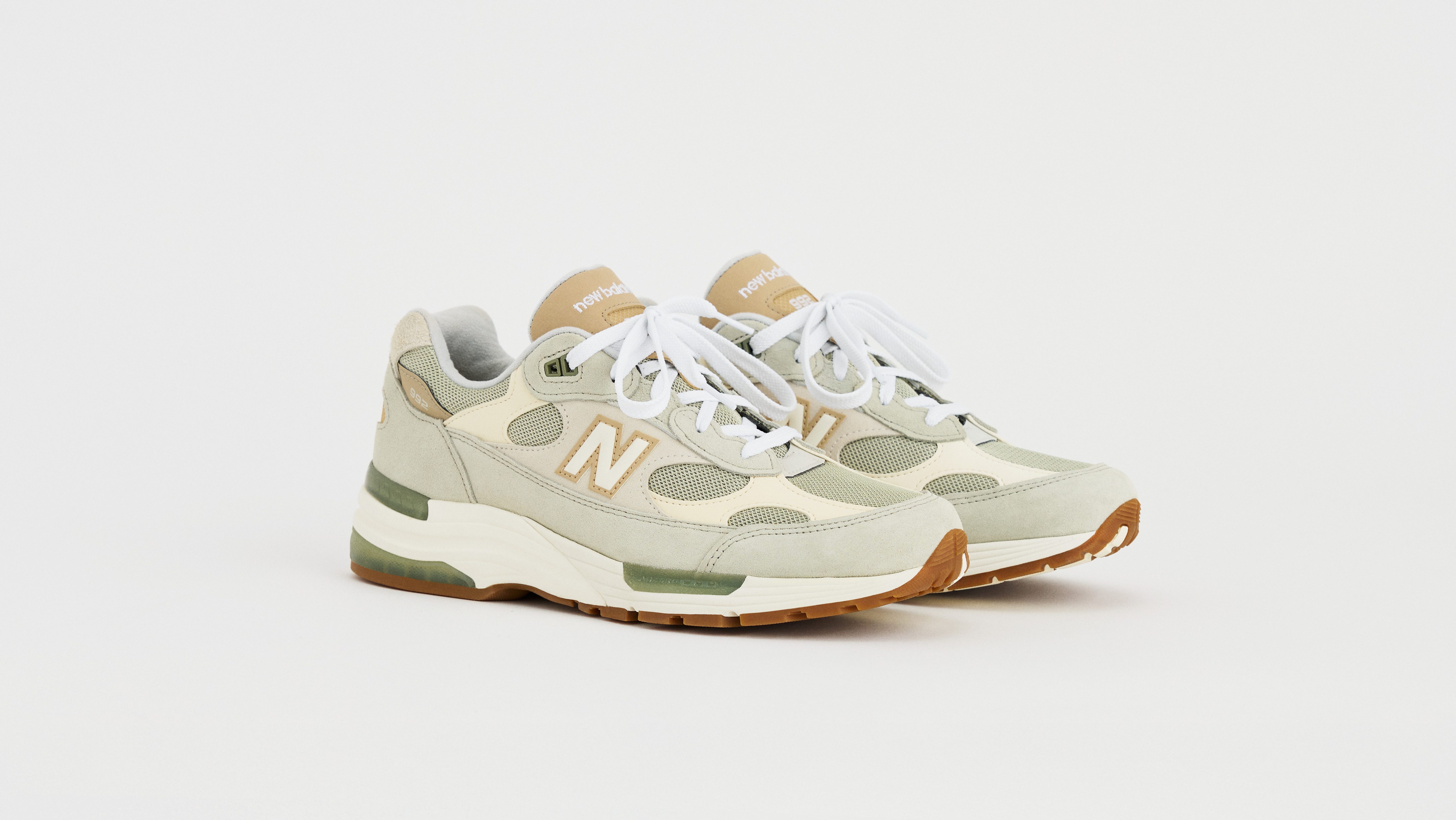 New Balance 992 Olivine/Plume Grass/Incense.