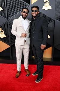 Caz Wilborn and Eli Wilbon at the 68th GRAMMY Awards held at the Crypto.com Arena on February 01, 2026 in Los Angeles, California.