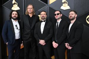 Jake Voulgarides, David Taylor, Kevin Weaver, Brandon Davis and Joseph Khoury at the 68th GRAMMY Awards held at the Crypto.com Arena on February 01, 2026 in Los Angeles, California.