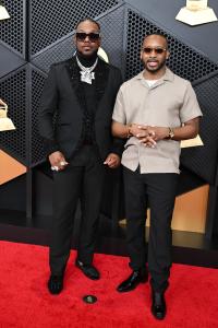 Yung Muusik and Chyna Layne at the 68th GRAMMY Awards held at the Crypto.com Arena on February 01, 2026 in Los Angeles, California.