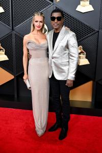 Rika Tischendorf and Babyface at the 68th GRAMMY Awards held at the Crypto.com Arena on February 01, 2026 in Los Angeles, California.