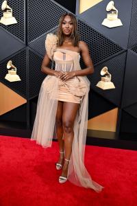 Coco Jones at the 68th GRAMMY Awards held at the Crypto.com Arena on February 01, 2026 in Los Angeles, California.