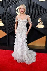 Sabrina Carpenter at the 68th GRAMMY Awards held at the Crypto.com Arena on February 01, 2026 in Los Angeles, California.