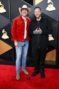 Brandon Lake and Jelly Roll at the 68th GRAMMY Awards held at the Crypto.com Arena on February 01, 2026 in Los Angeles, California.