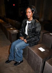 Demi Singleton at the Coach fashion show as part of RTW Fall 2026 held at Cipriani on February 11, 2026 in New York, New York.