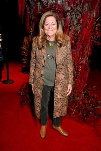 Fern Mallis at the LaQuan Smith fashion show as part of RTW Fall 2026 held at Chelsea Industrial on February 14, 2026 in New York, New York.