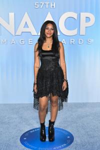 Imani Archer at the 57th NAACP Image Awards held at the Pasadena Civic Auditorium on February 28, 2026 in Los Angeles, California.
