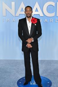 Tyler James Williams at the 57th NAACP Image Awards held at the Pasadena Civic Auditorium on February 28, 2026 in Los Angeles, California.