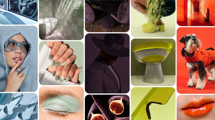 “Each hue carries its own energy: the unfiltered joy of Persimmon, the bold defiance of Wasabi, the powerful mystery of Plum Noir,” per Pinterest Palette 2026. “Even the softer tones have presence, from the serenity of Jade to the fresh focus of Cool Blue.”