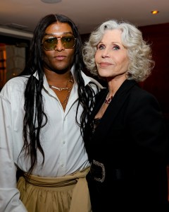 Law Roach and Jane Fonda