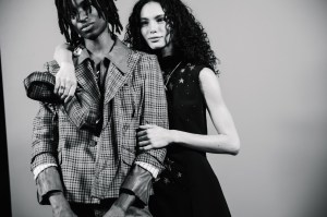 Backstage at the Coach Fall 2026 ready-to-wear show at New York Fashion Week.