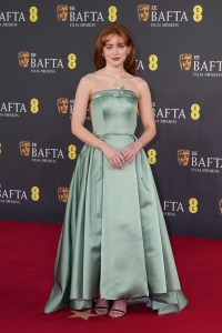 LONDON, ENGLAND - FEBRUARY 22: Sadie Sink attends the 2026 EE BAFTA Film Awards at The Royal Festival Hall on February 22, 2026 in London, England. (Photo by Dominic Lipinski/Getty Images)