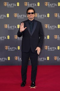 LONDON, ENGLAND - FEBRUARY 22: Benicio Del Toro attends the 2026 EE BAFTA Film Awards at The Royal Festival Hall on February 22, 2026 in London, England. (Photo by Dominic Lipinski/Getty Images)