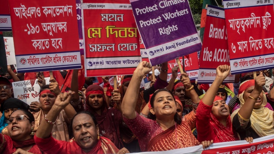 Bangladesh worker protest