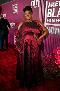 Wunmi Mosaku at the 8th annual American Black Film Festival Honors held at SLS Hotel on February 16, 2026 in Los Angeles, California.