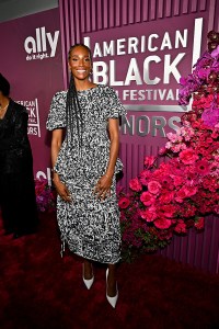 Zainab Johnson at the 8th annual American Black Film Festival Honors held at SLS Hotel on February 16, 2026 in Los Angeles, California.