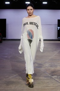 A look from Oli Clarke's Central Saint Martins Fall 2026 Ready-to-Wear Collection at London Fashion Week