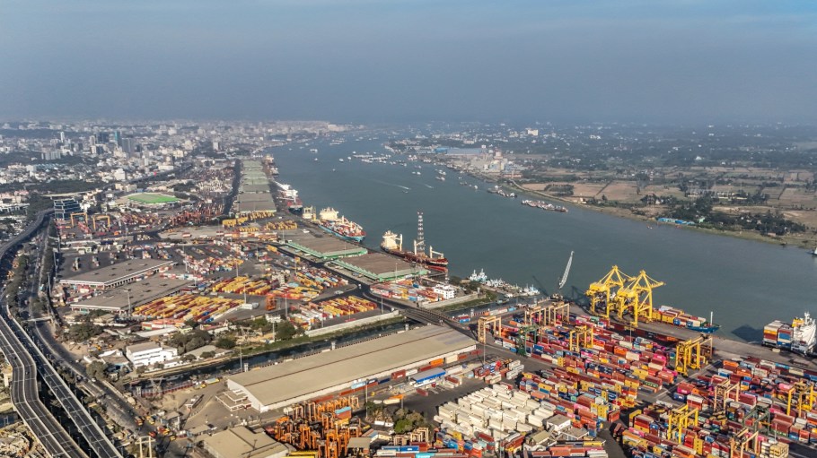 Dockworkers are protesting a proposed lease of the New Mooring Container Terminal to DP World, halting cargo movements in and out of the port.
