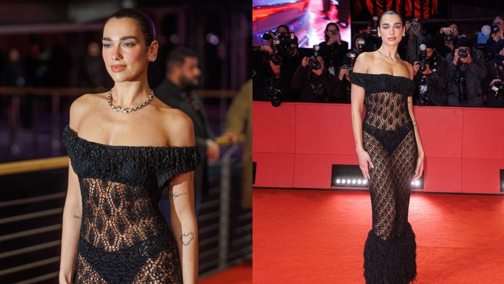 On Saturday, Dua Lipa attended the 2026 Berlin Film Festival in a custom Chanel dress.