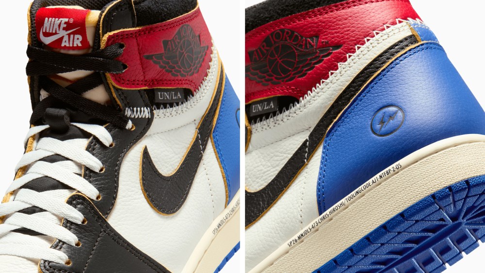 Fragment Union Air Jordan 1 Urahara Stitch