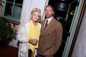 Martha Stewart and Richard Christiansen