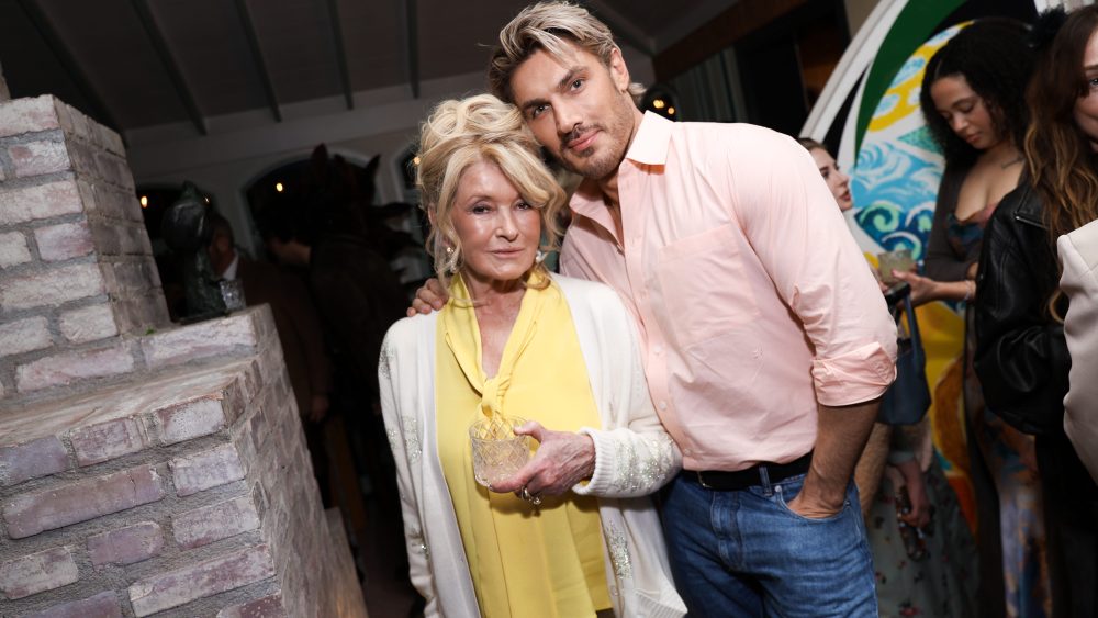 Martha Stewart and Chris Appleton