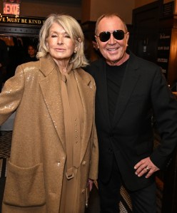 Martha Stewart and Michael Kors