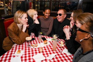 Leslie Bibb, Alex Consani and Michael Kors