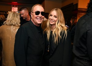 Michael Kors and Annabelle Wallis