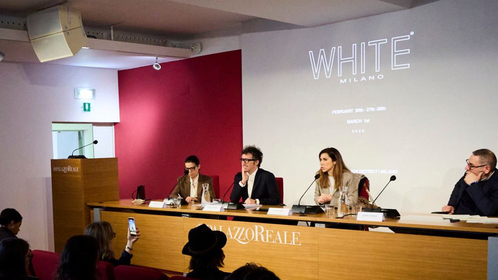 White press conference at Palazzo Reale in Milan