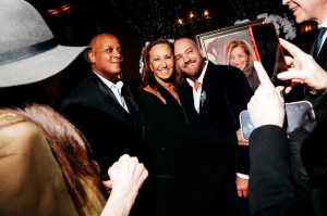 Donna Karan with guests