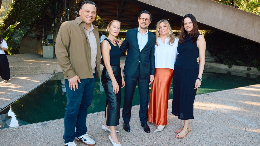 Vince CEO Brendan Hoffman, Vince chief creative officer Caroline Belhumeur, Bloomingdale's CEO Olivier Bron, Vince chief commercial officer Jill Norton, Bloomingdale's chief merchant Denise Magid.