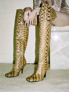 Boots from the Giaborghini fall 2026 collection.