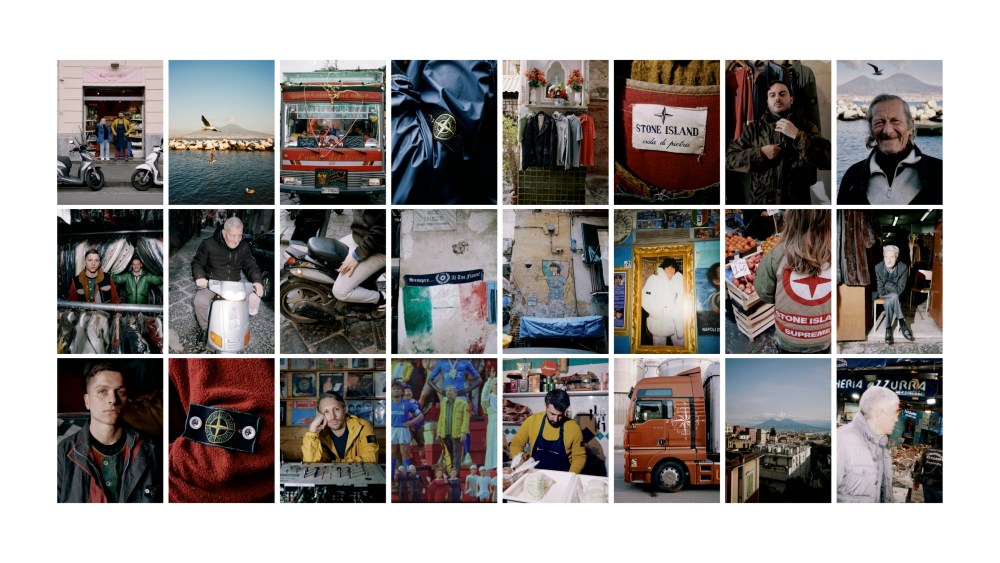 Behind the scenes images from the Stone Island "'A Sorpres" documentary.