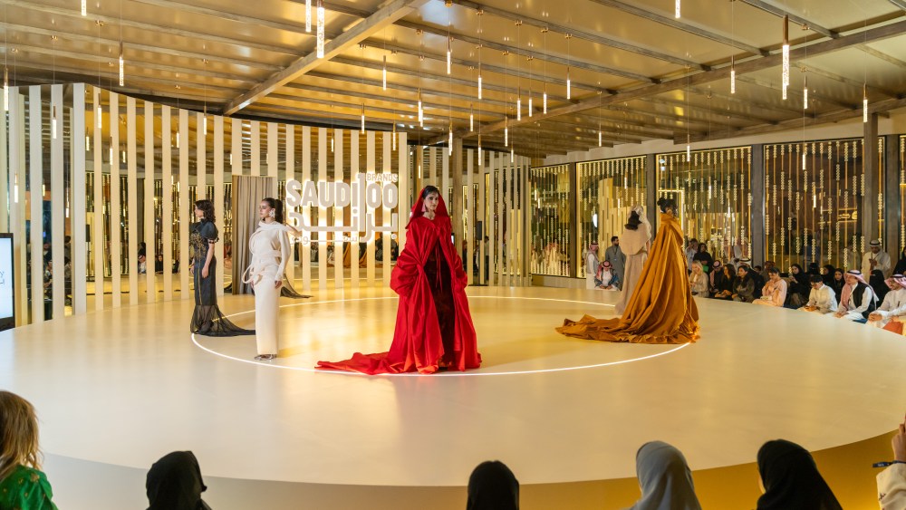 Enays showcased a capsule collection at the Saudi Cup in Riyadh