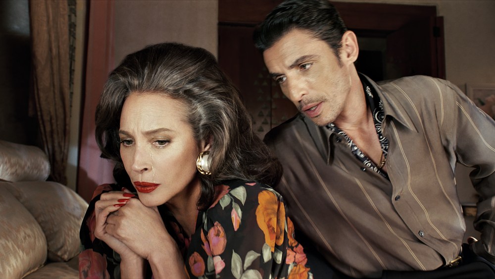 Christy Turlington and Alberto Guerra in a still from the film for the Willy Chavarria-designed line from Zara.